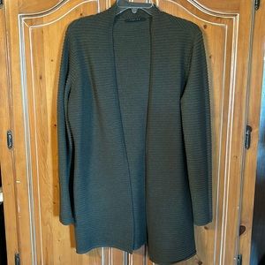 Cyrus Olive green ribbed cardigan